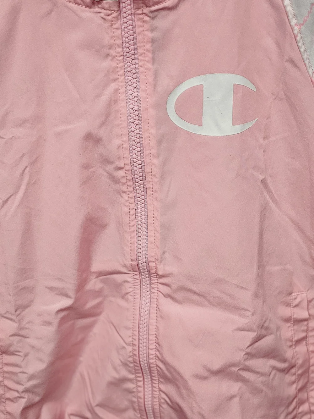 Champion Heritage Girls' Colorblock Windbreaker Jacket Size Medium